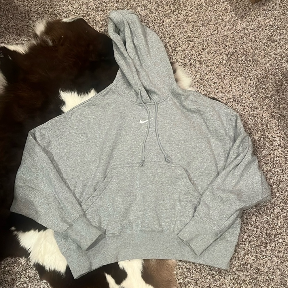 Nike phoenix fleece cropped hoodie